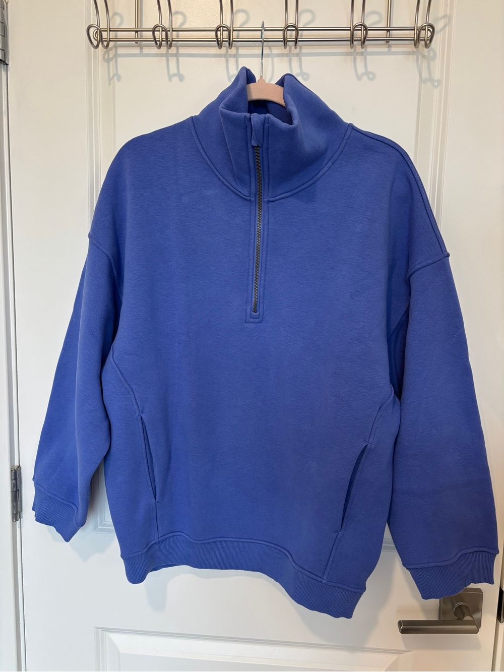 Lululemon Thick Fleece Half-Zip Wild Indigo Size XS/S
